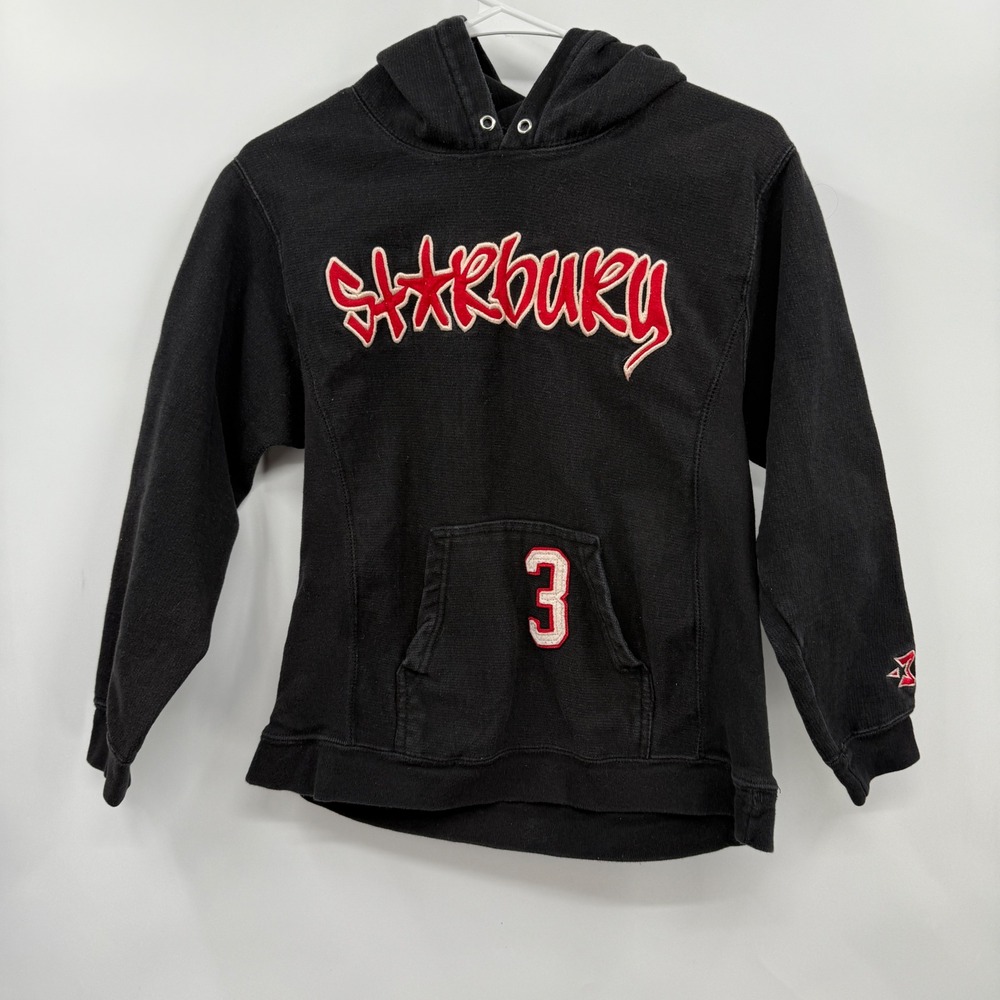 Kids Starbury Black Hoodie‎ Sweatshirt Size  Logo Graphic
